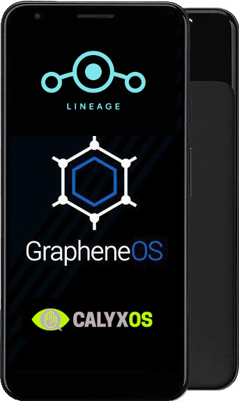 We can upgrade your device to GrapheneOS LineageOS CalyxOS